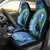 New Zealand Chatham Islands Car Seat Cover Wharekauri Forget Me Not With Black Robin