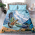 New Zealand South Island Bedding Set Te Waipounamu Aoraki Kea Bird