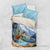 New Zealand South Island Bedding Set Te Waipounamu Aoraki Kea Bird