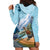 New Zealand South Island Hoodie Dress Te Waipounamu Aoraki Kea Bird