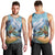 New Zealand South Island Men Tank Top Te Waipounamu Aoraki Kea Bird