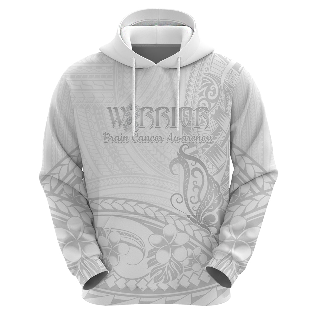 Polynesia Brain Cancer Awareness Hoodie In May We Wear Grey LT14 - Polynesian Pride
