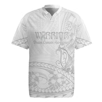 Polynesia Brain Cancer Awareness Rugby Jersey In May We Wear Grey LT14 White - Polynesian Pride