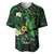 Polynesia Mental Health Awareness Baseball Jersey Green Ribbon Be Kind To Your Mind