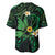 Polynesia Mental Health Awareness Baseball Jersey Green Ribbon Be Kind To Your Mind