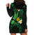 Polynesia Mental Health Awareness Hoodie Dress Green Ribbon Be Kind To Your Mind