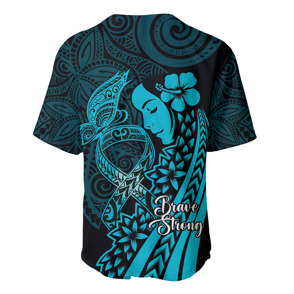 Polynesia World Ovarian Cancer Day Baseball Jersey You Matter Polynesian Women LT14 - Polynesian Pride