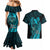 Polynesia World Ovarian Cancer Day Couples Matching Mermaid Dress and Hawaiian Shirt You Matter Polynesian Women