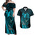 Polynesia World Ovarian Cancer Day Couples Matching Off Shoulder Maxi Dress and Hawaiian Shirt You Matter Polynesian Women