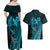 Polynesia World Ovarian Cancer Day Couples Matching Off Shoulder Maxi Dress and Hawaiian Shirt You Matter Polynesian Women