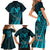 Polynesia World Ovarian Cancer Day Family Matching Short Sleeve Bodycon Dress and Hawaiian Shirt You Matter Polynesian Women