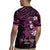 Polynesia Breast Cancer Awareness Rugby Jersey Pink Ribbon No One Fights Alone - Black