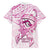 Polynesia Breast Cancer Awareness Hawaiian Shirt Pink Ribbon No One Fights Alone - White