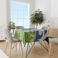 Southland New Zealand Tablecloth Maori Koru Flag Color LT14 - Polynesian Pride