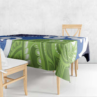 Southland New Zealand Tablecloth Maori Koru Flag Color LT14 - Polynesian Pride