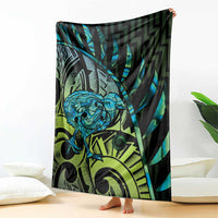 Southland Takehe Pounama Blanket Aotearoa Poutama Paua Shell Fern LT14 - Polynesian Pride