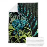 Southland Takehe Pounama Blanket Aotearoa Poutama Paua Shell Fern LT14 - Polynesian Pride