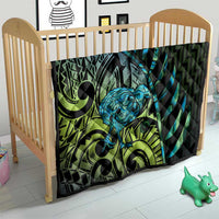 Southland Takehe Pounama Quilt Aotearoa Poutama Paua Shell Fern LT14 - Polynesian Pride