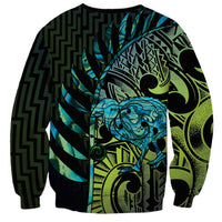 Southland Takehe Pounama Sweatshirt Aotearoa Poutama Paua Shell Fern LT14 - Polynesian Pride
