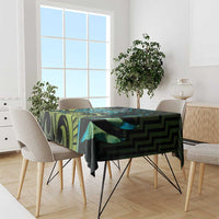 Southland Takehe Pounama Tablecloth Aotearoa Poutama Paua Shell Fern LT14 - Polynesian Pride