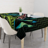 Southland Takehe Pounama Tablecloth Aotearoa Poutama Paua Shell Fern LT14 - Polynesian Pride