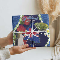 Southland Anniversary Day Wrapping Paper Murihiku 1861 Maori Bird Mix Pohutukawa LT14 - Polynesian Pride