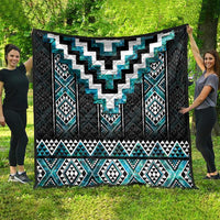 Paua Shell Taniko Pattern Aotearoa Quilt Niho Taniwha Mix Poutama LT14 - Polynesian Pride