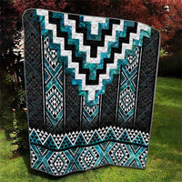 Paua Shell Taniko Pattern Aotearoa Quilt Niho Taniwha Mix Poutama LT14 - Polynesian Pride