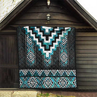 Paua Shell Taniko Pattern Aotearoa Quilt Niho Taniwha Mix Poutama LT14 - Polynesian Pride