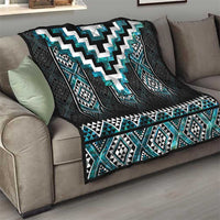 Paua Shell Taniko Pattern Aotearoa Quilt Niho Taniwha Mix Poutama LT14 - Polynesian Pride