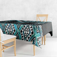 Paua Shell Taniko Pattern Aotearoa Tablecloth Niho Taniwha Mix Poutama LT14 - Polynesian Pride