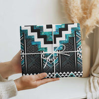 Paua Shell Taniko Pattern Aotearoa Wrapping Paper Niho Taniwha Mix Poutama LT14 - Polynesian Pride