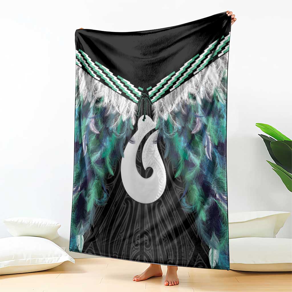 Aotearoa Korowai Motif Blanket Hei Matau Poutama Maori Pattern LT14 - Polynesian Pride