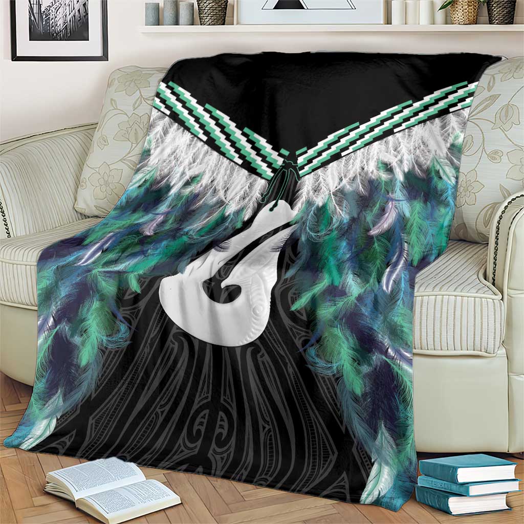 Aotearoa Korowai Motif Blanket Hei Matau Poutama Maori Pattern LT14 - Polynesian Pride