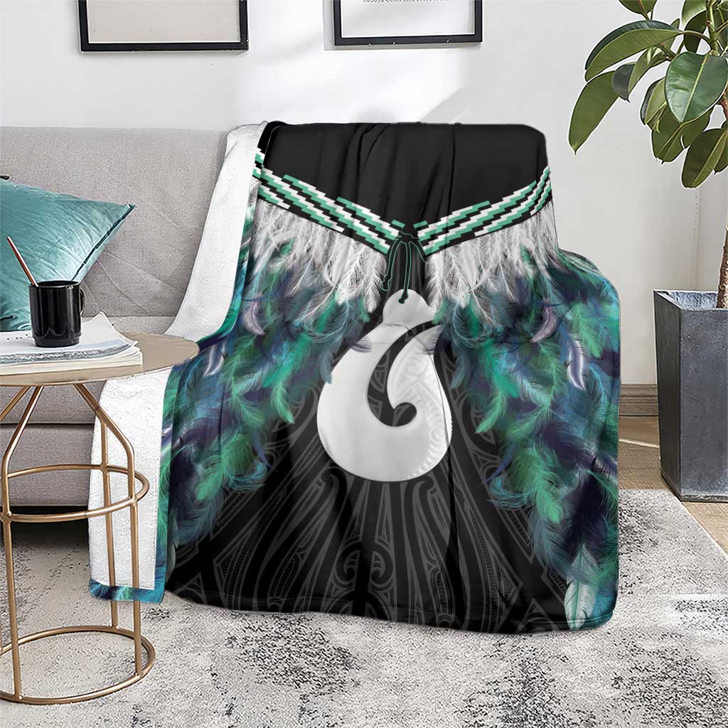 Aotearoa Korowai Motif Blanket Hei Matau Poutama Maori Pattern LT14 - Polynesian Pride