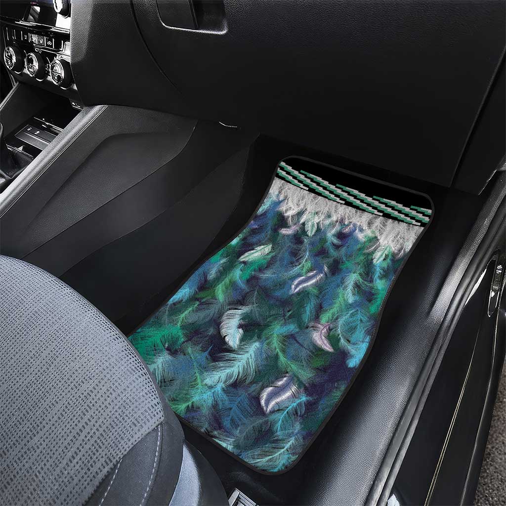 Aotearoa Korowai Motif Car Mats Hei Matau Poutama Maori Pattern LT14 - Polynesian Pride