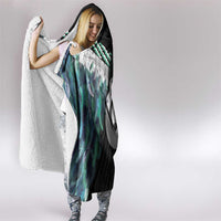 Aotearoa Korowai Motif Hooded Blanket Hei Matau Poutama Maori Pattern LT14 - Polynesian Pride