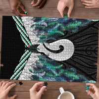 Aotearoa Korowai Motif Puzzle Hei Matau Poutama Maori Pattern LT14 - Polynesian Pride