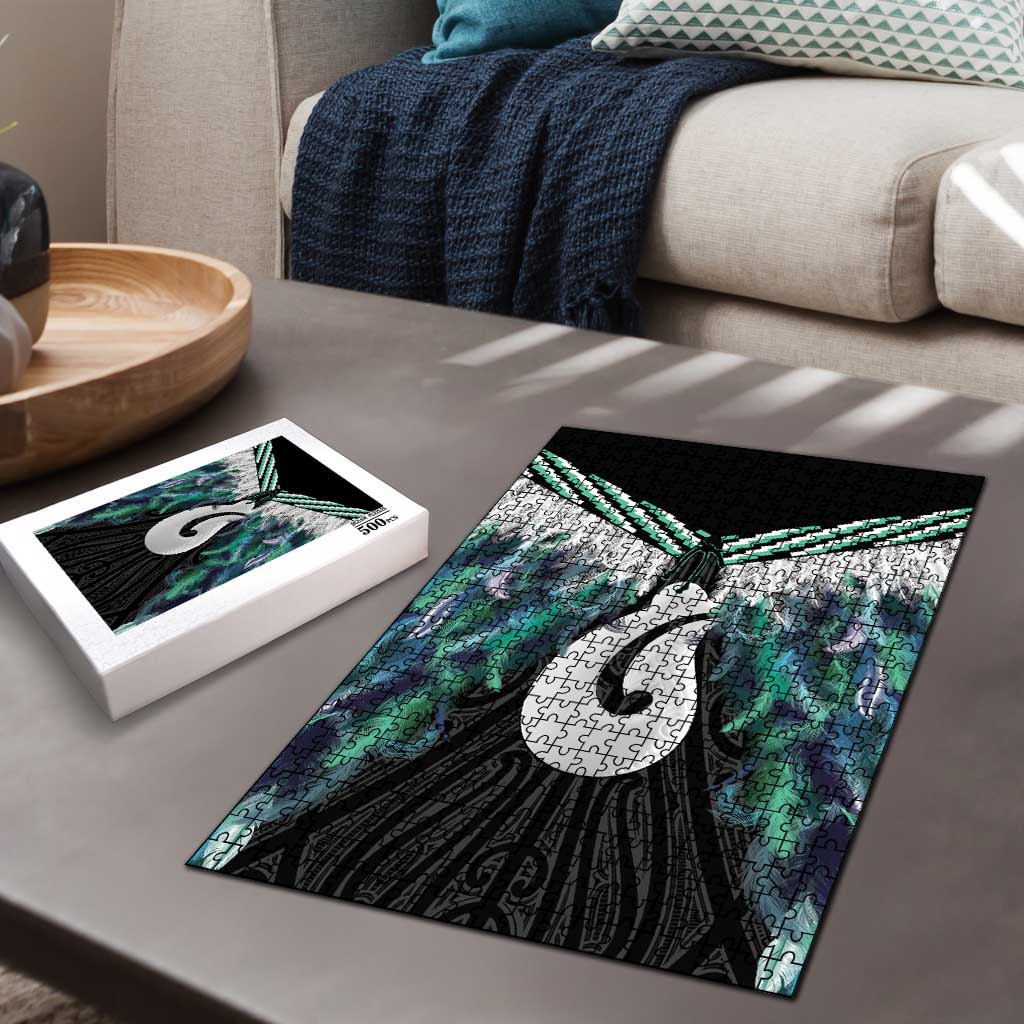 Aotearoa Korowai Motif Puzzle Hei Matau Poutama Maori Pattern LT14 - Polynesian Pride