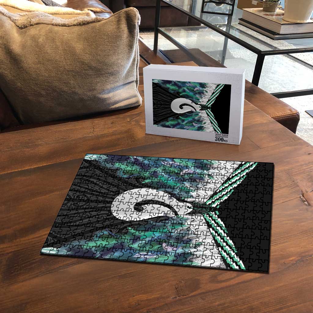 Aotearoa Korowai Motif Puzzle Hei Matau Poutama Maori Pattern LT14 - Polynesian Pride
