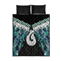Aotearoa Korowai Motif Quilt Bed Set Hei Matau Poutama Maori Pattern LT14 - Polynesian Pride