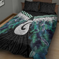Aotearoa Korowai Motif Quilt Bed Set Hei Matau Poutama Maori Pattern LT14 - Polynesian Pride