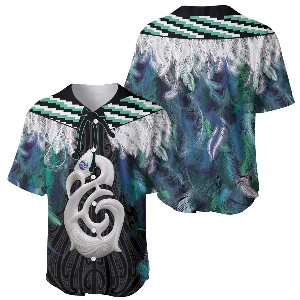 Aotearoa Korowai Motif Baseball Jersey Hei Manaia Poutama Maori Pattern LT14 - Polynesian Pride