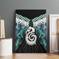 Aotearoa Korowai Motif Canvas Wall Art Hei Manaia Poutama Maori Pattern LT14 - Polynesian Pride