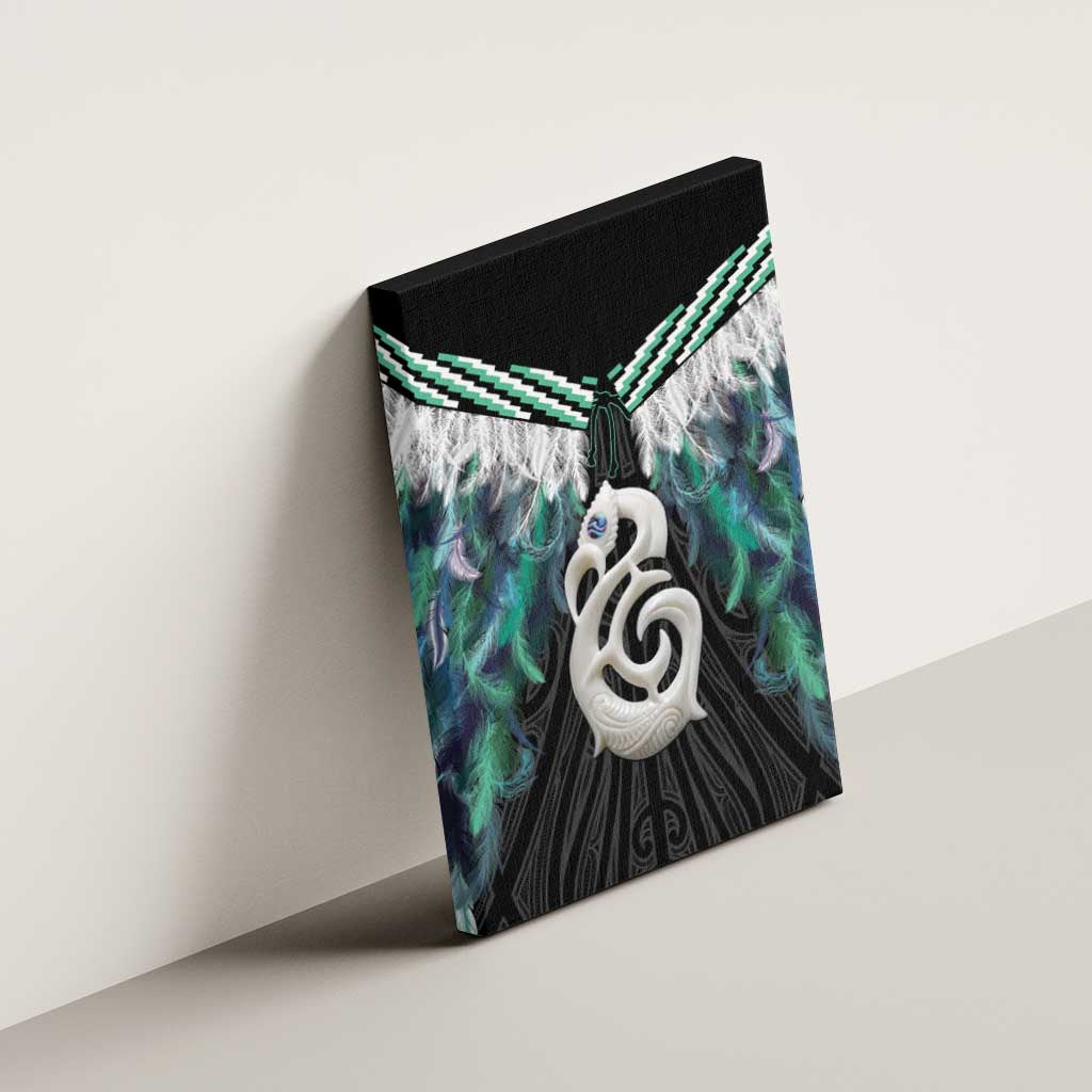 Aotearoa Korowai Motif Canvas Wall Art Hei Manaia Poutama Maori Pattern LT14 - Polynesian Pride