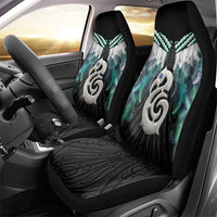 Aotearoa Korowai Motif Car Seat Cover Hei Manaia Poutama Maori Pattern LT14 - Polynesian Pride