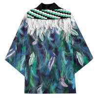 Aotearoa Korowai Motif Kimono Hei Manaia Poutama Maori Pattern LT14 - Polynesian Pride