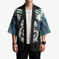 Aotearoa Korowai Motif Kimono Hei Manaia Poutama Maori Pattern LT14 - Polynesian Pride