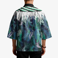 Aotearoa Korowai Motif Kimono Hei Manaia Poutama Maori Pattern LT14 - Polynesian Pride