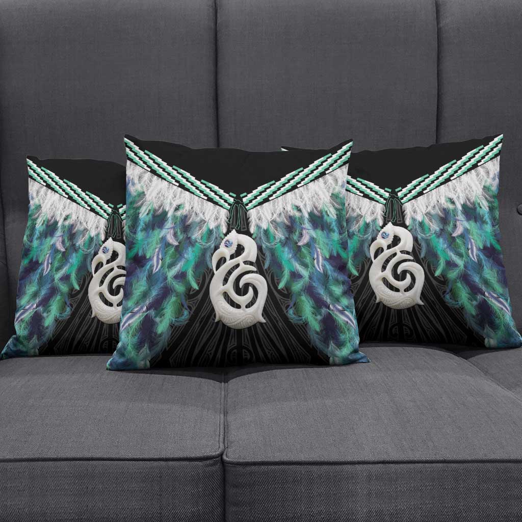 Aotearoa Korowai Motif Pillow Cover Hei Manaia Poutama Maori Pattern LT14 - Polynesian Pride